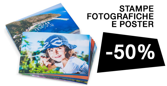 Stampa foto a metà prezzo