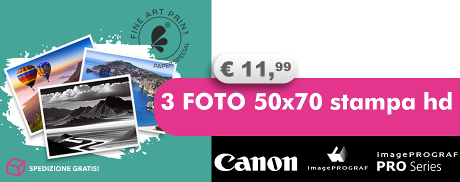 Offerta Lampo: Pack 100 Foto 13x18 a soli 11,90 euro