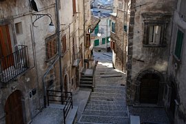 Via del borgo vista dall'alto