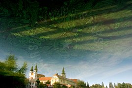 Villaggio tedesco con case colorate