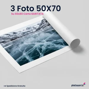 Pack 3 foto 50×70 su 60×80 Baritata